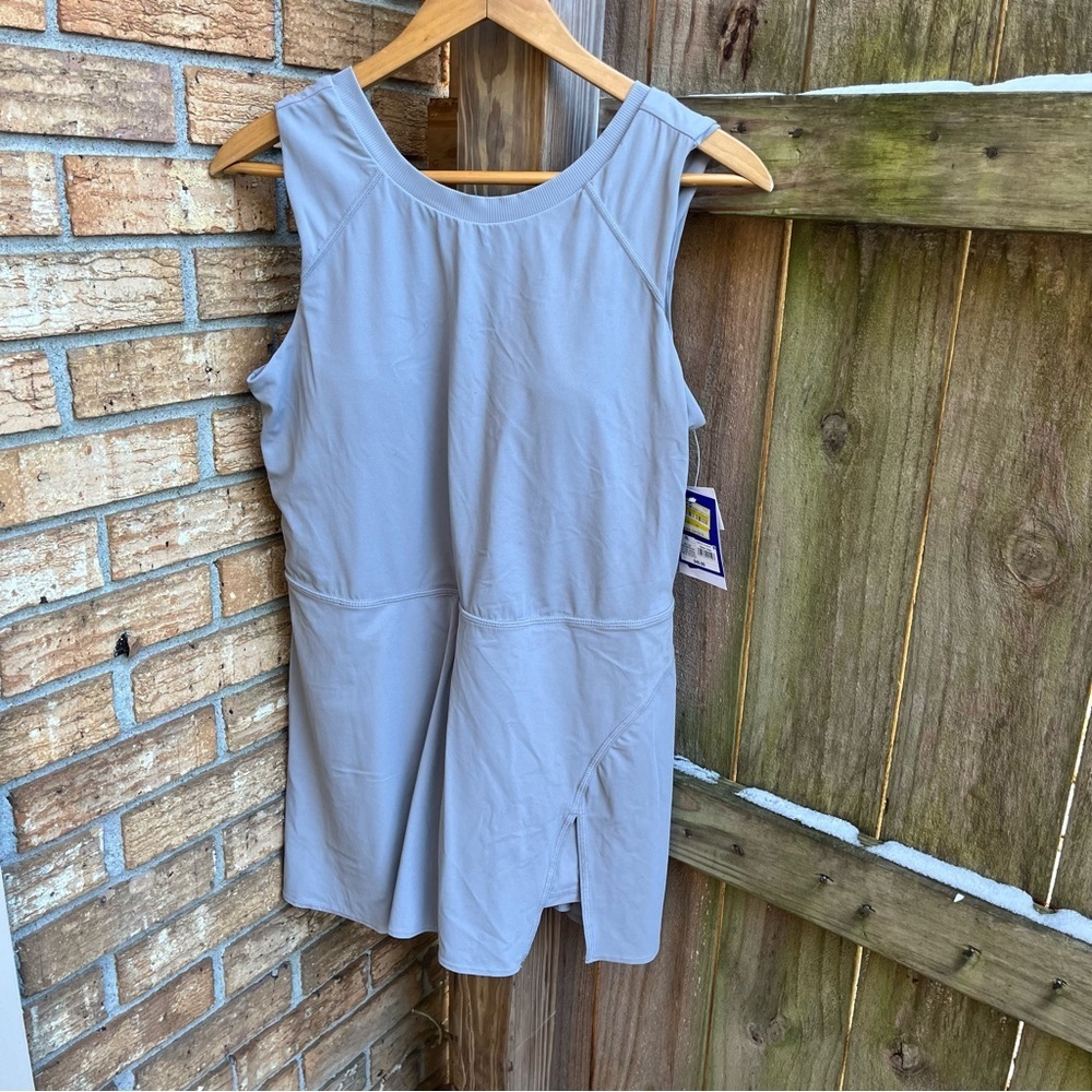 Women's Game Day High Neck Low Back Active Dress - JoyLab Gray XL NWT - Picture 2 of 5